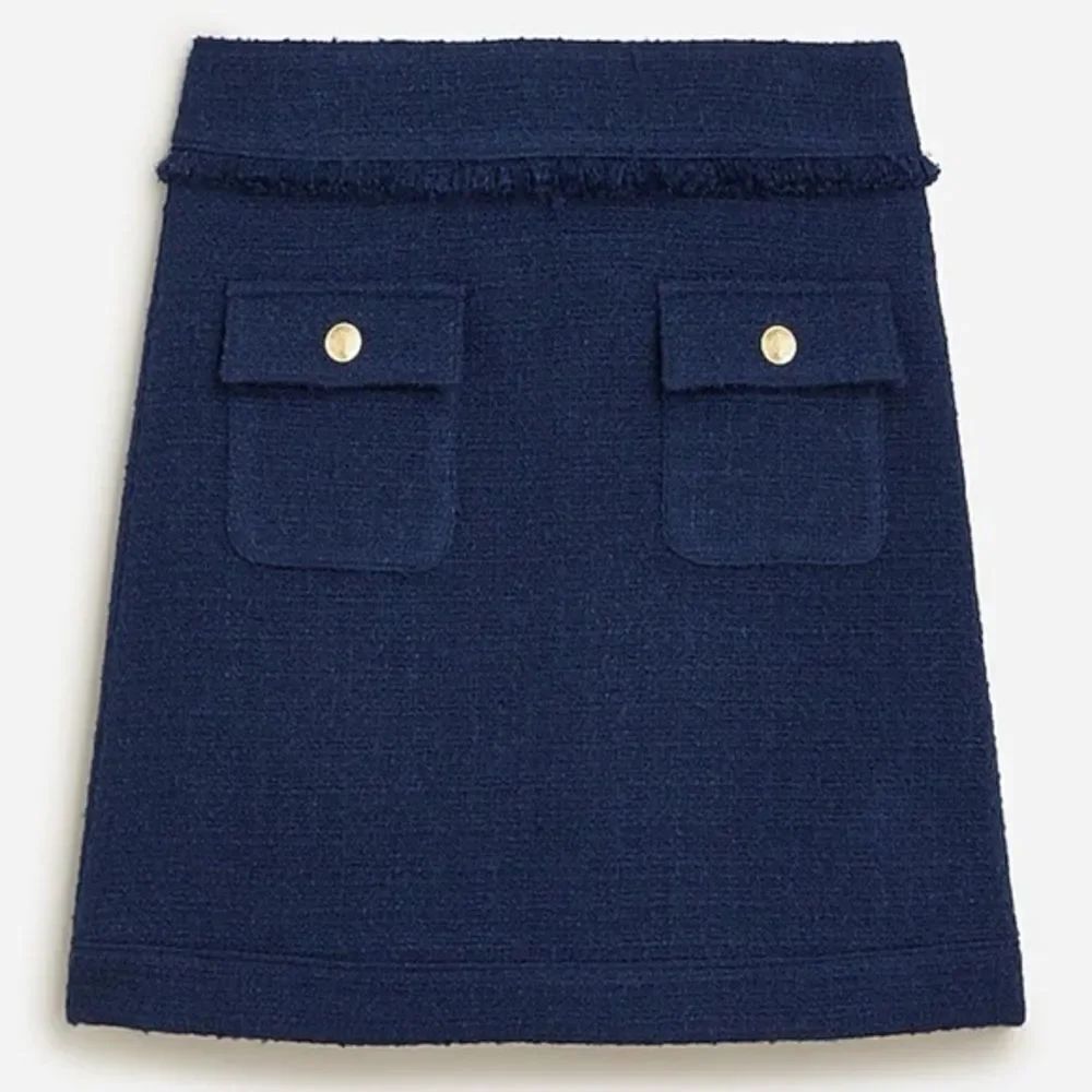 J Crew Patch Pocket Tweed Mini Skirt NWT